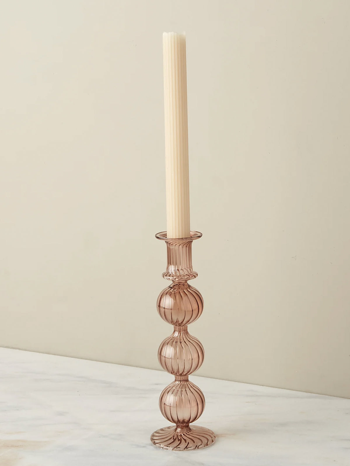 Nalia Amaranth Candlestick