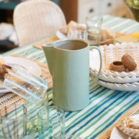 Stoneware Glazed Pitcher