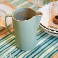 Stoneware Glazed Pitcher