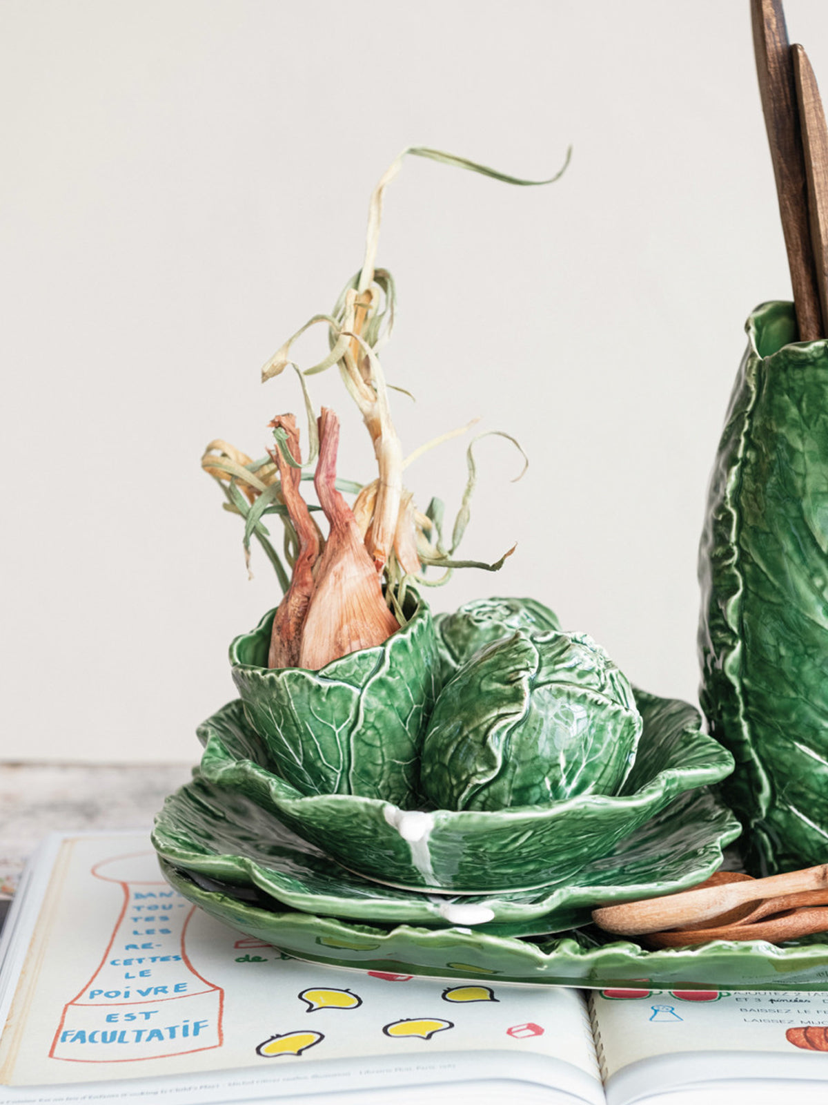 Stoneware Cabbage Bowl