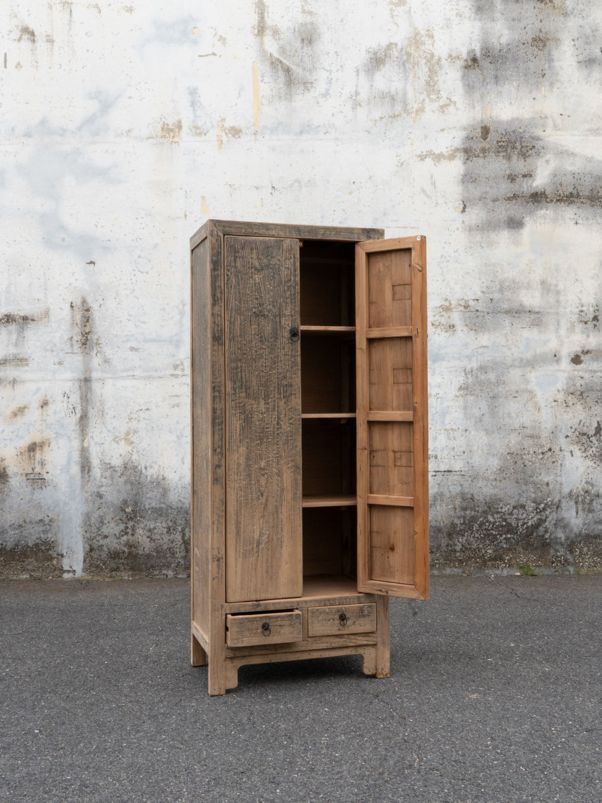 Kukio Bay Reclaimed Wood Tall Cabinet