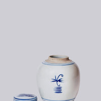 Blue and White Porcelain Abundant Peony Jar