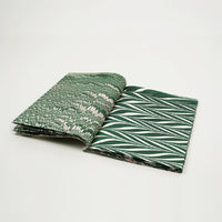 Green Hand Marbled Gift Wrapping Paper Booklet