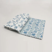 Blue Block Printed Gift Wrapping Paper Booklet