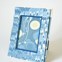 Marble Blue Mountain Table Top Picture Frame