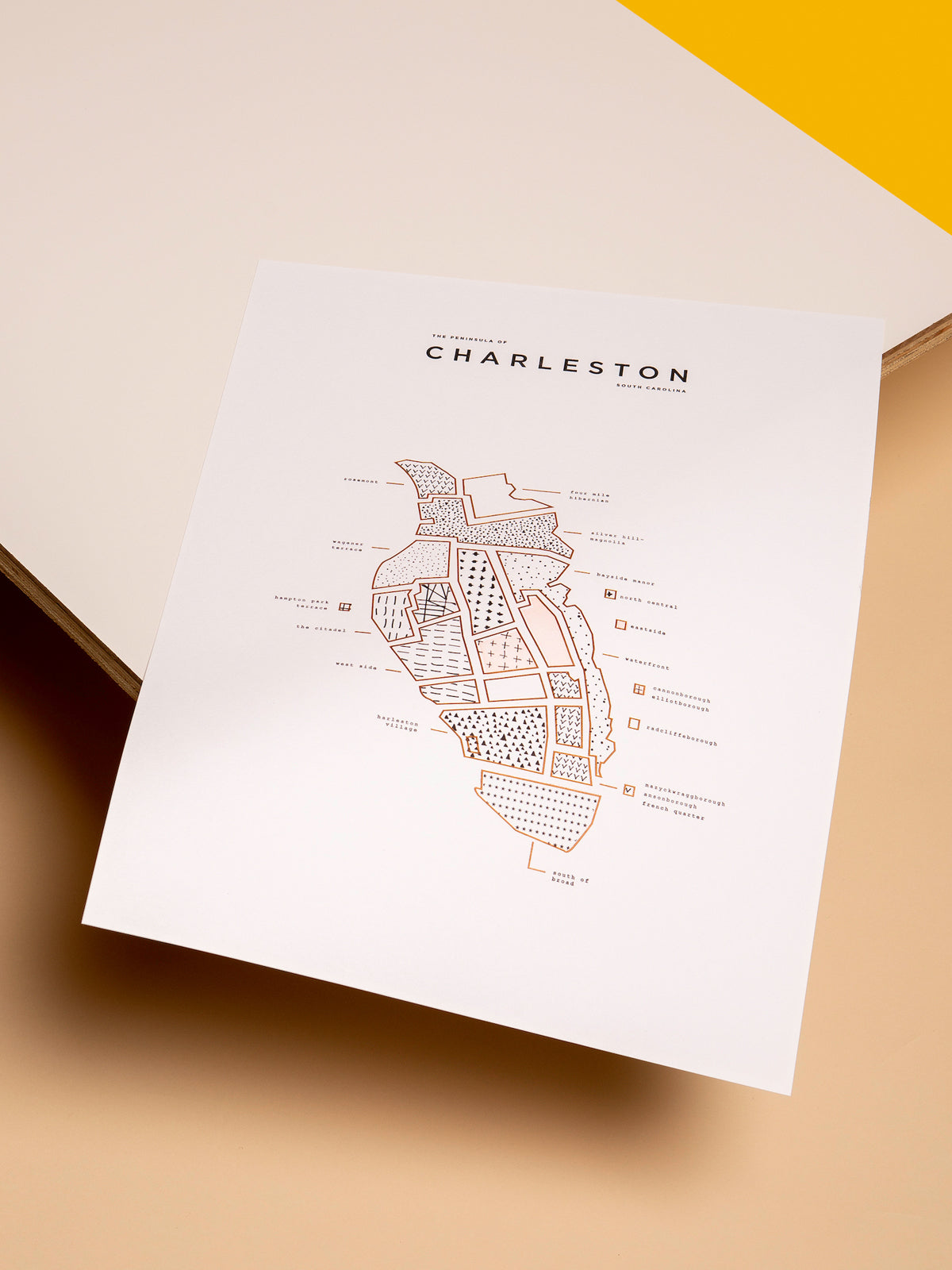 Charleston Map Print