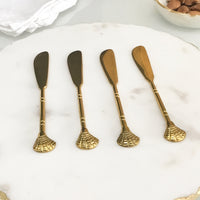 Golden Seashell Spreader, Set of 4