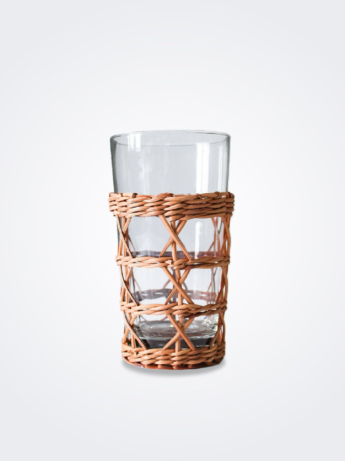 Highball Rattan Cage Glasses