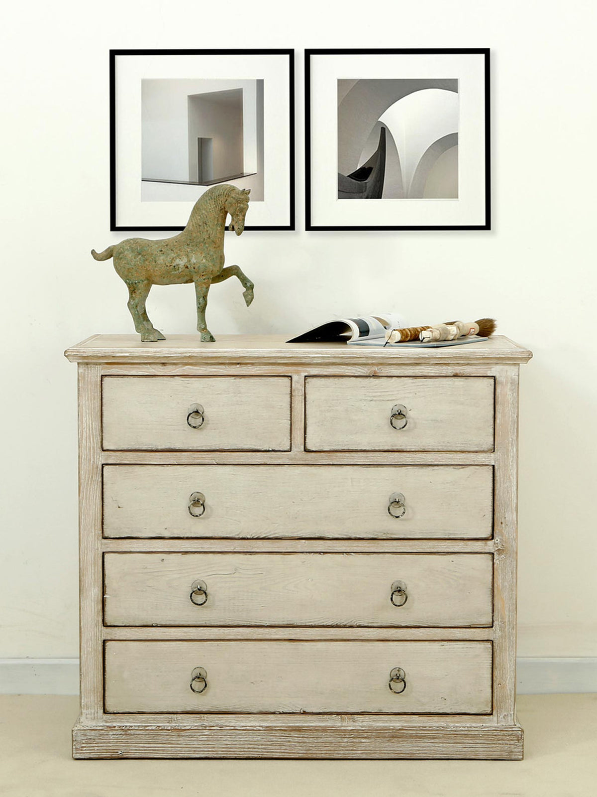 Shandong 5 Drawer Dresser