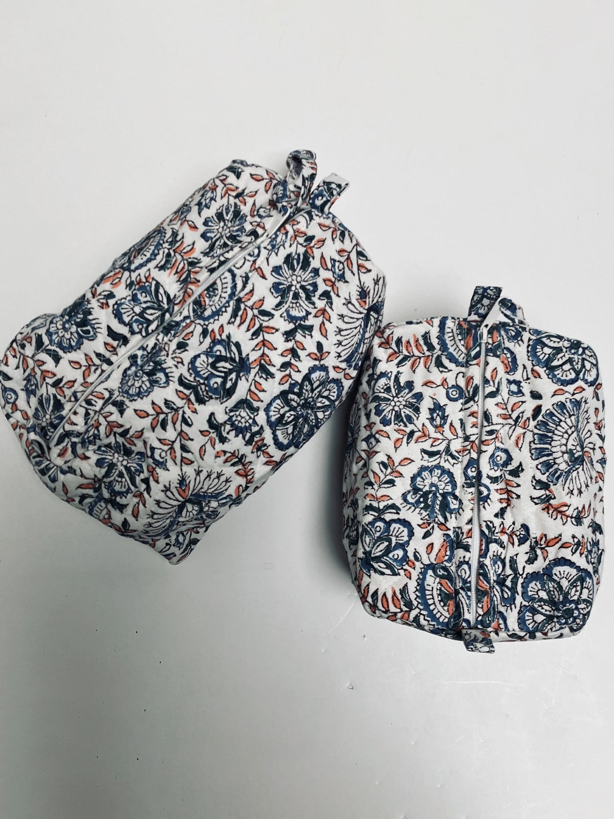 Blue Starflower Cosmetic Bag