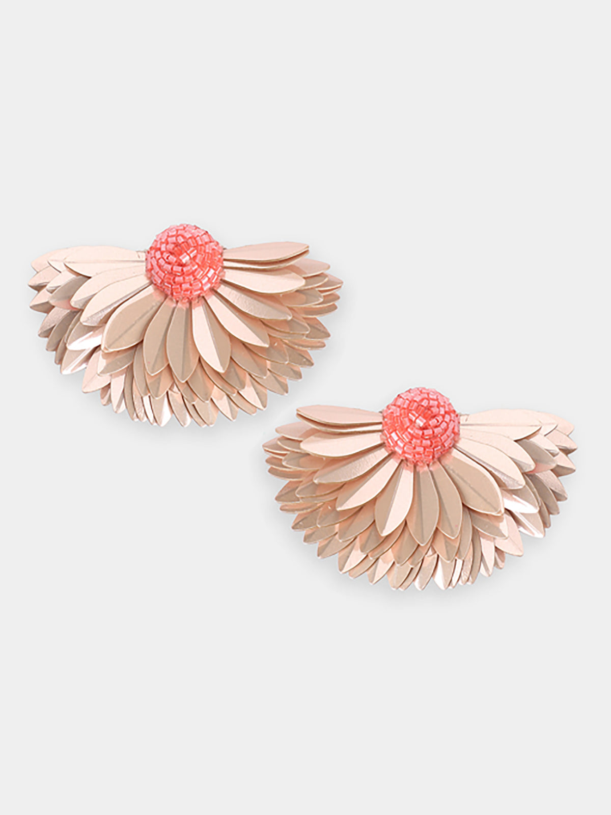 Marigold Earrings in Beige