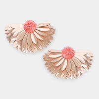 Marigold Earrings in Beige