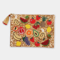 Large Mixed Fruit Jewelry Bag