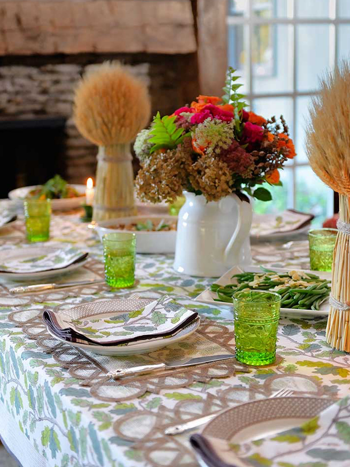 Maple & Acorn Tablecloth