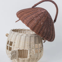 Mushroom House Basket