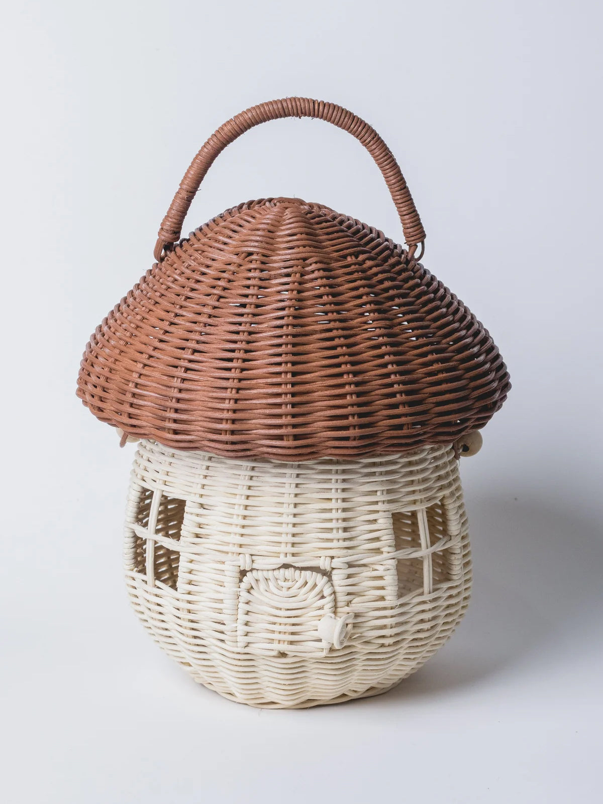 Mushroom House Basket