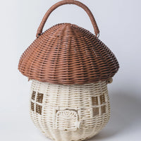 Mushroom House Basket