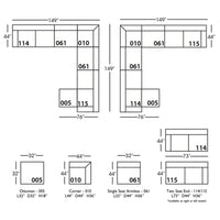 Caspian Sectional