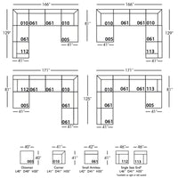 The Neval 5 Piece Sectional