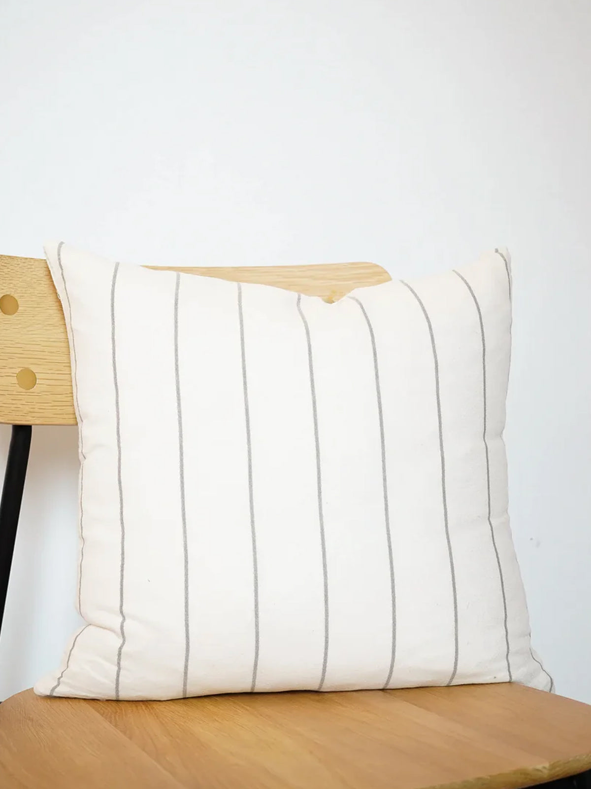 Gauze Wide Stripe Pillow Cover