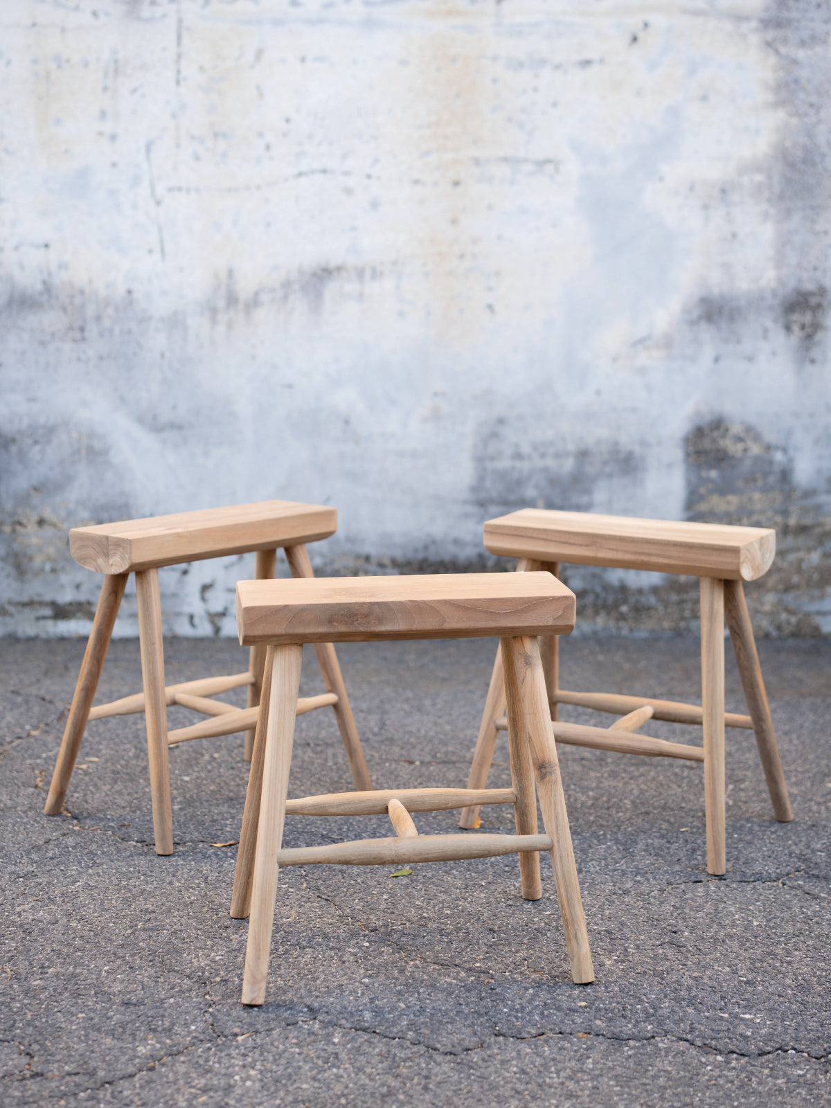 Sumiko Small Teak Stool