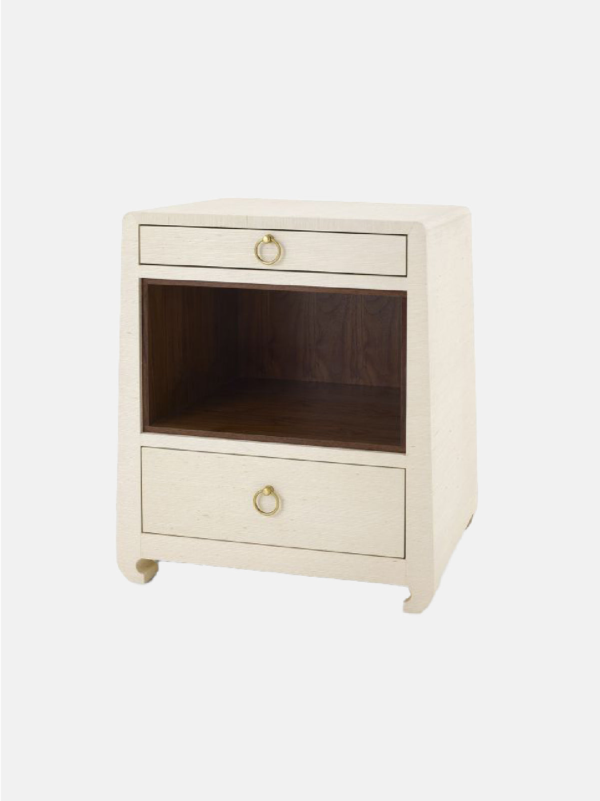 Ming 2 Drawer Nightstand