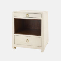 Ming 2 Drawer Nightstand