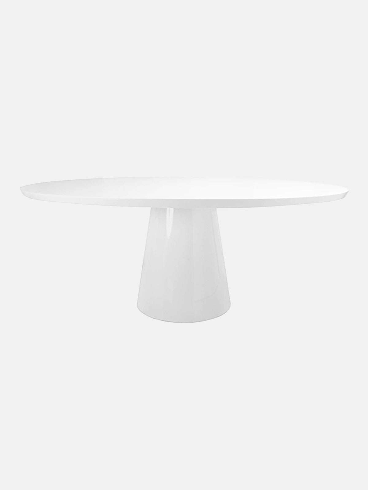 Jefferson White Oval Table