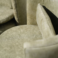 Buttercup Leather Swivel Chair