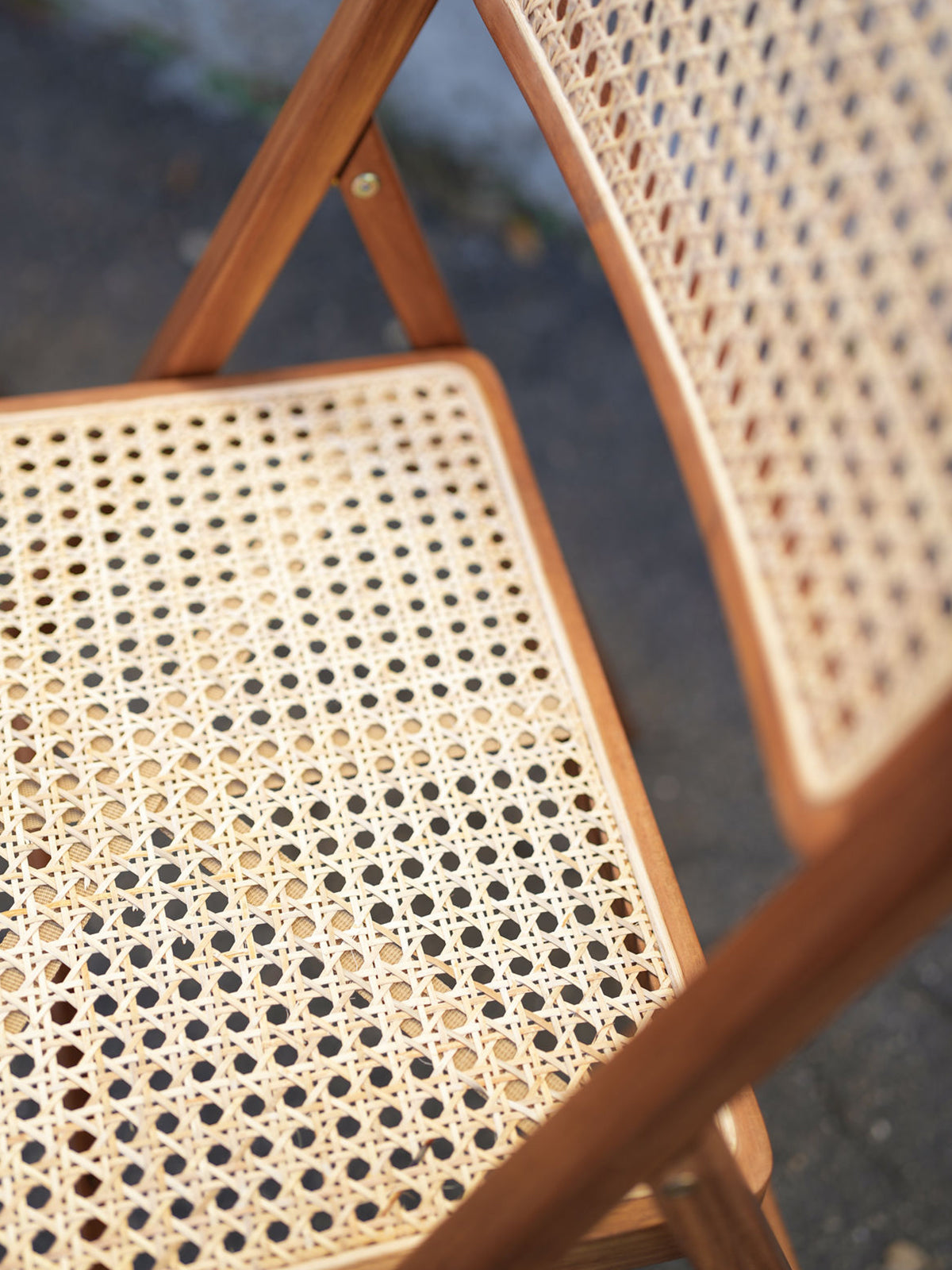 Rattan Folding Chair