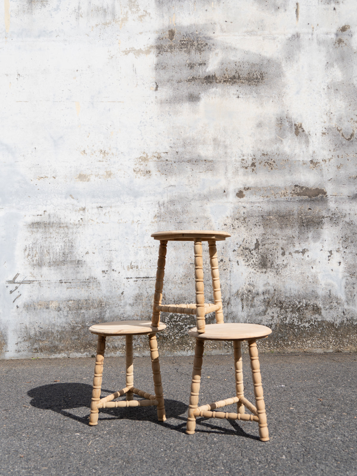 Assorted Wooden Stool