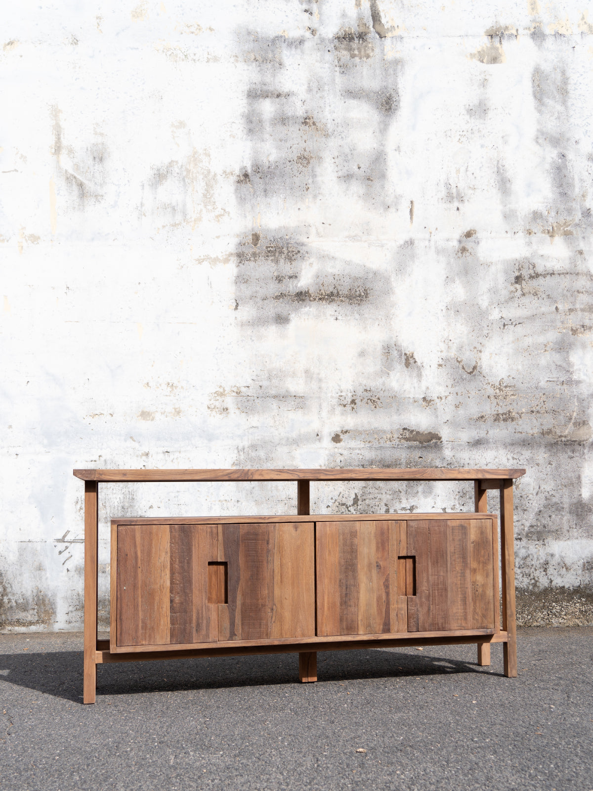 Wooden 4 Door Sideboard