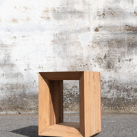 Wooden Waterfall Side Table