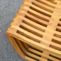 Al Dente Stool, Teak