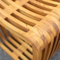 Al Dente Stool, Teak