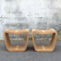 Al Dente Stool, Teak