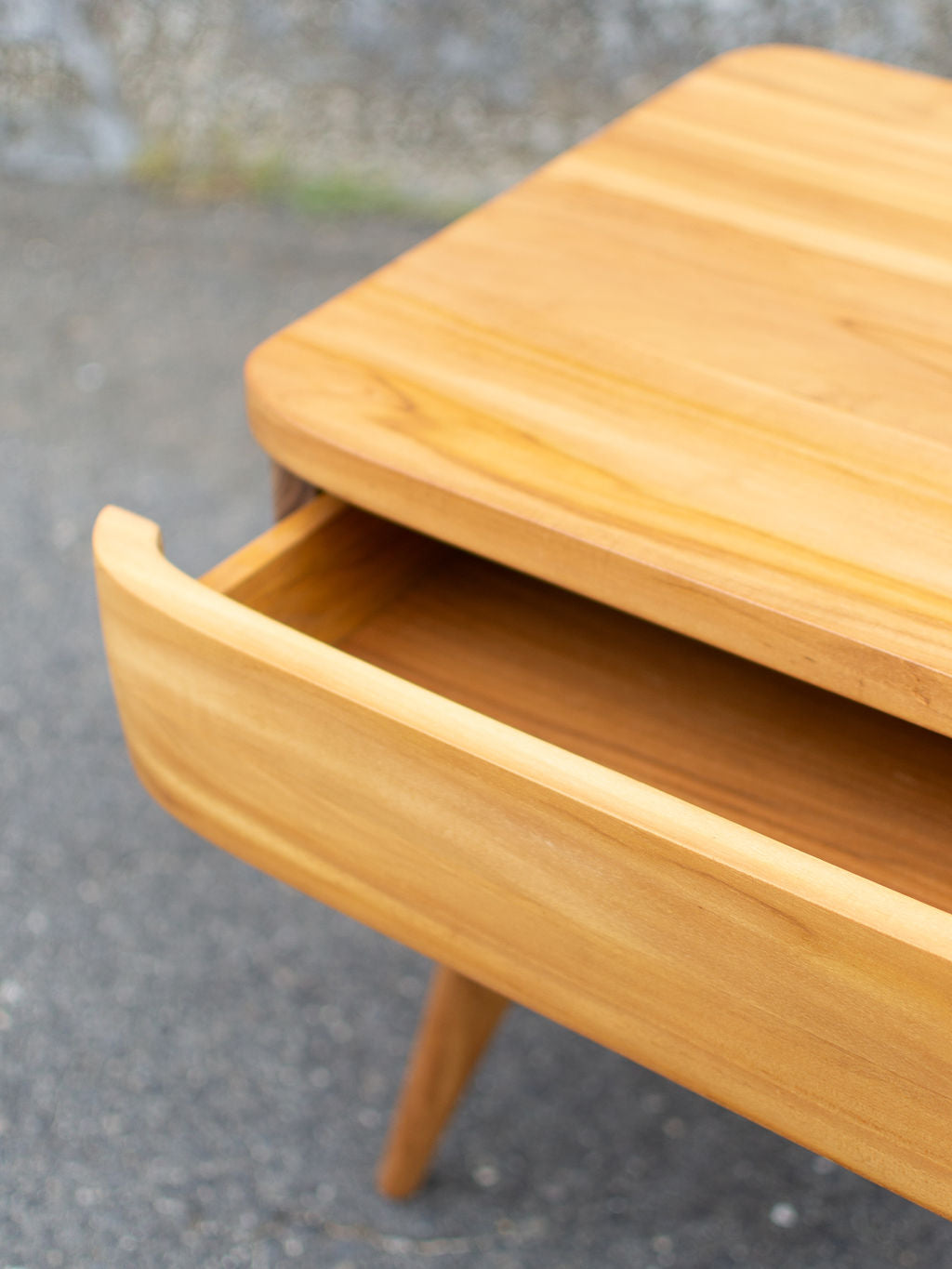 San Remo Teak Bedside Table