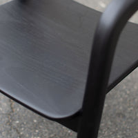 Trombone Chair, Smooth Black