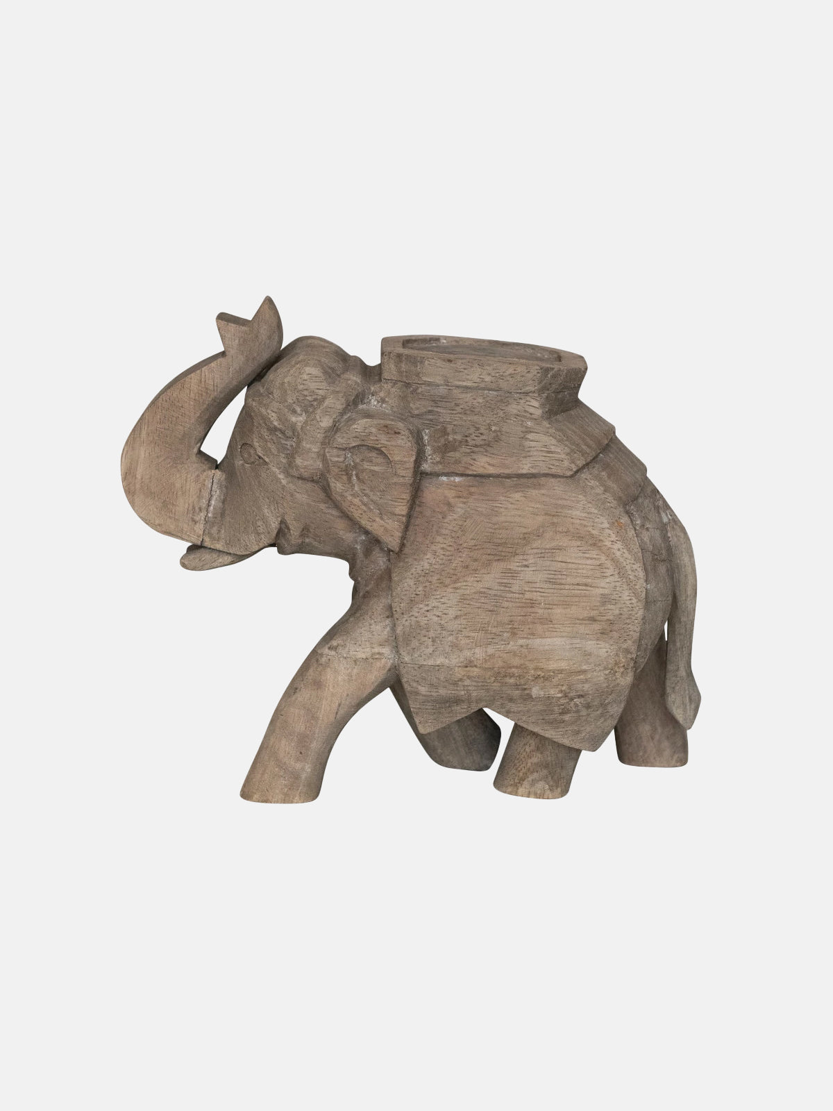 Hand Carved Mango Wood Elephant