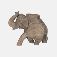 Hand Carved Mango Wood Elephant