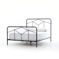 Casey Iron Bed - Black