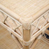 Natural Rattan Bar Cart Trolley