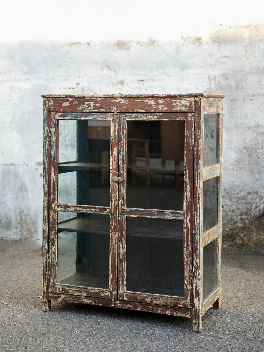 Large Vintage Painted Cabinet