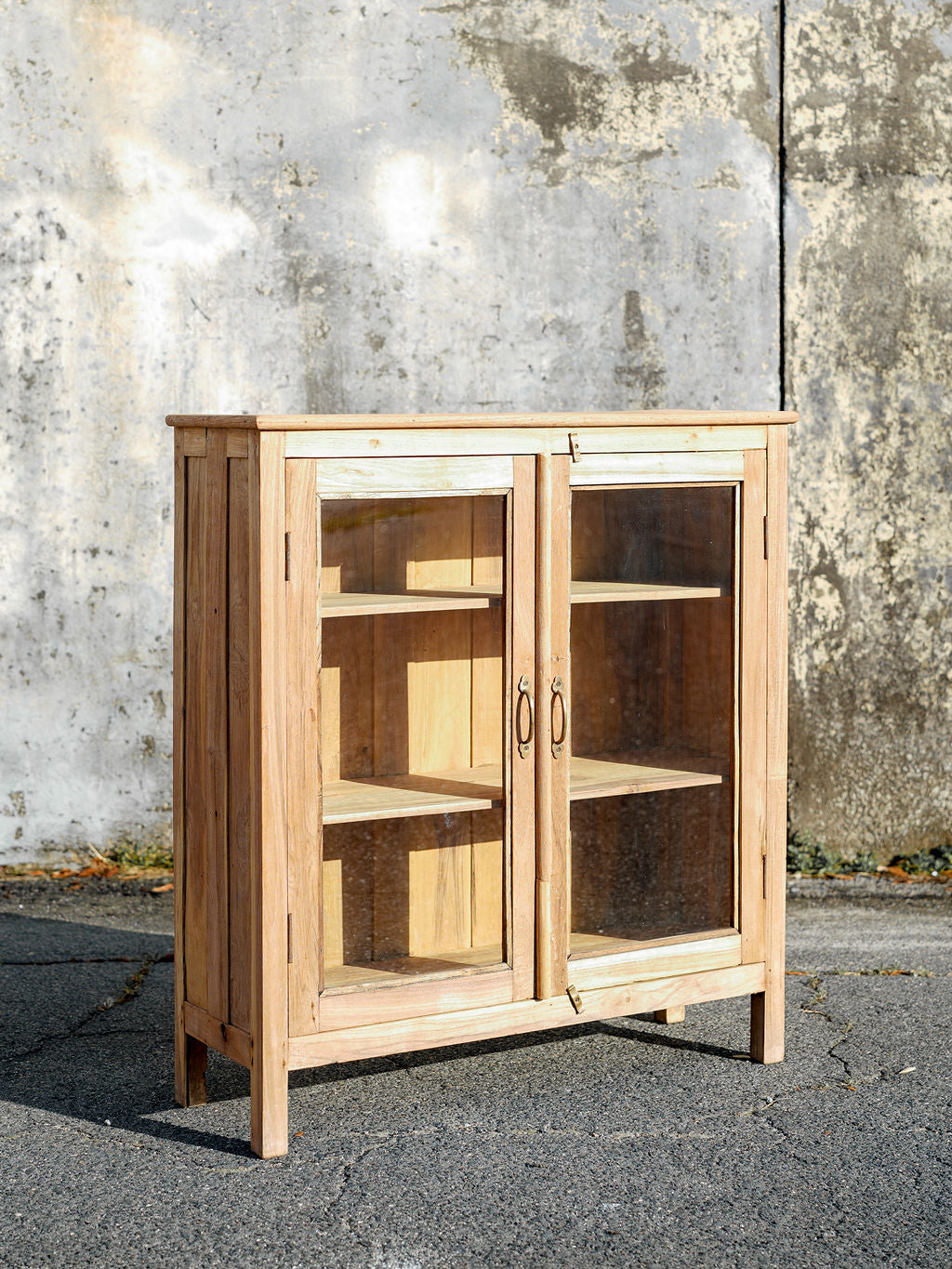 Medium Teak Vintage Cabinet