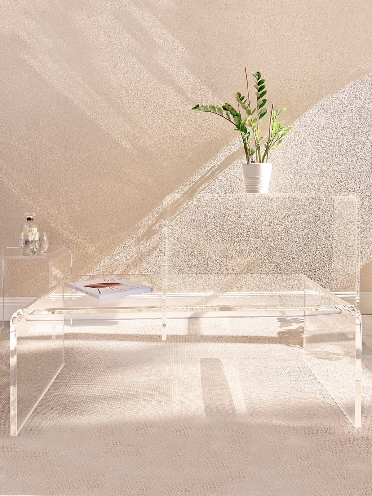 Veobreen Acrylic Coffee Table