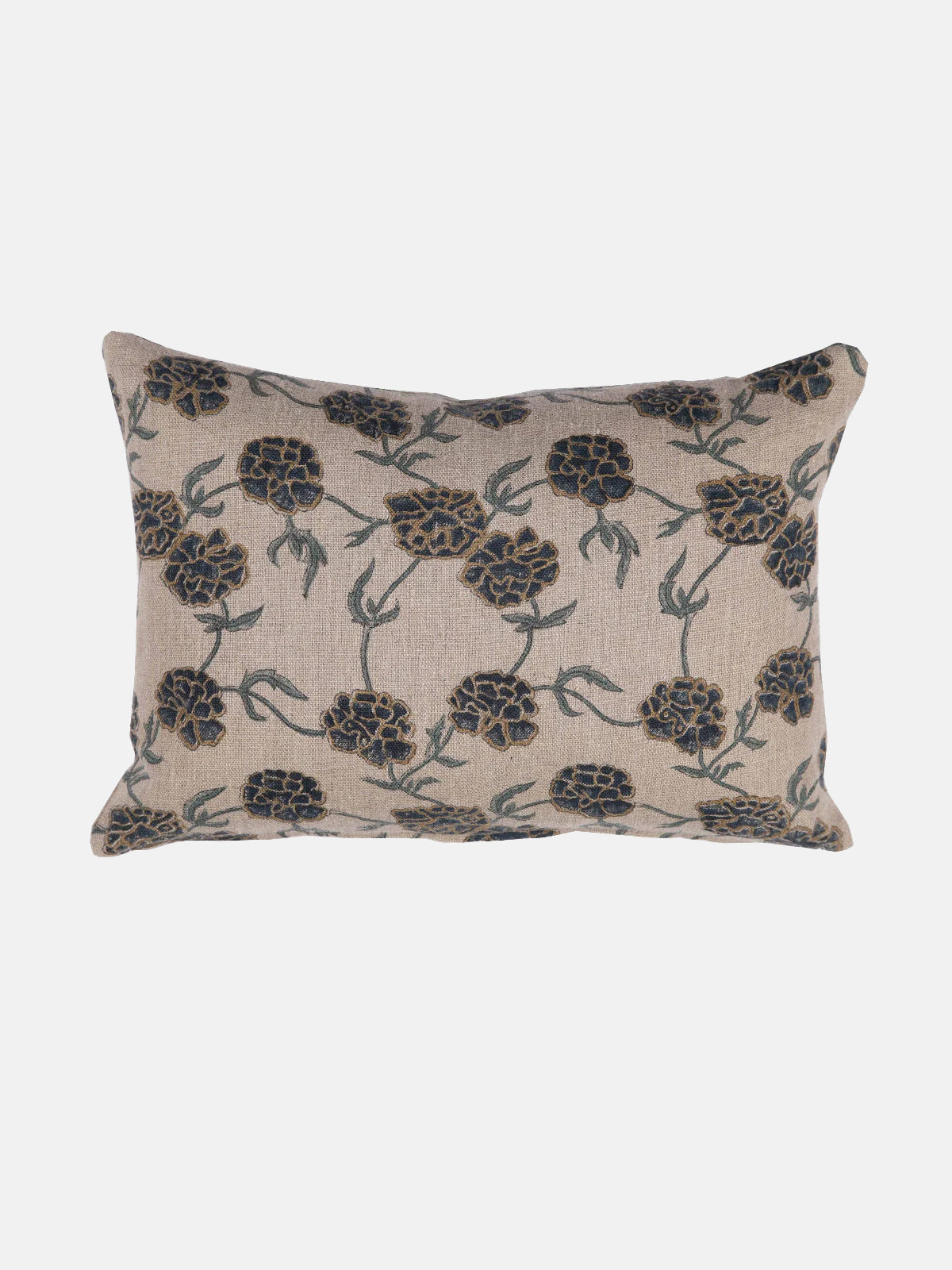 Modern Marigold Indigo Pillow