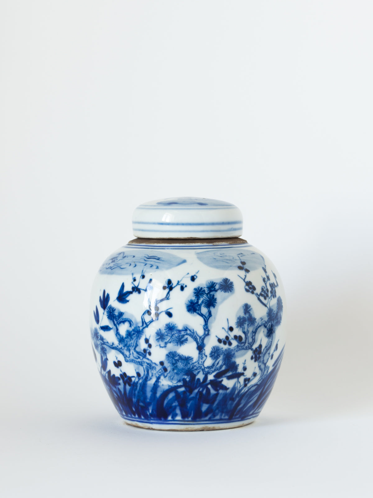 Friendship Blue and White Ginger Jar