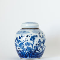 Friendship Blue and White Ginger Jar