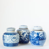 Friendship Blue and White Ginger Jar