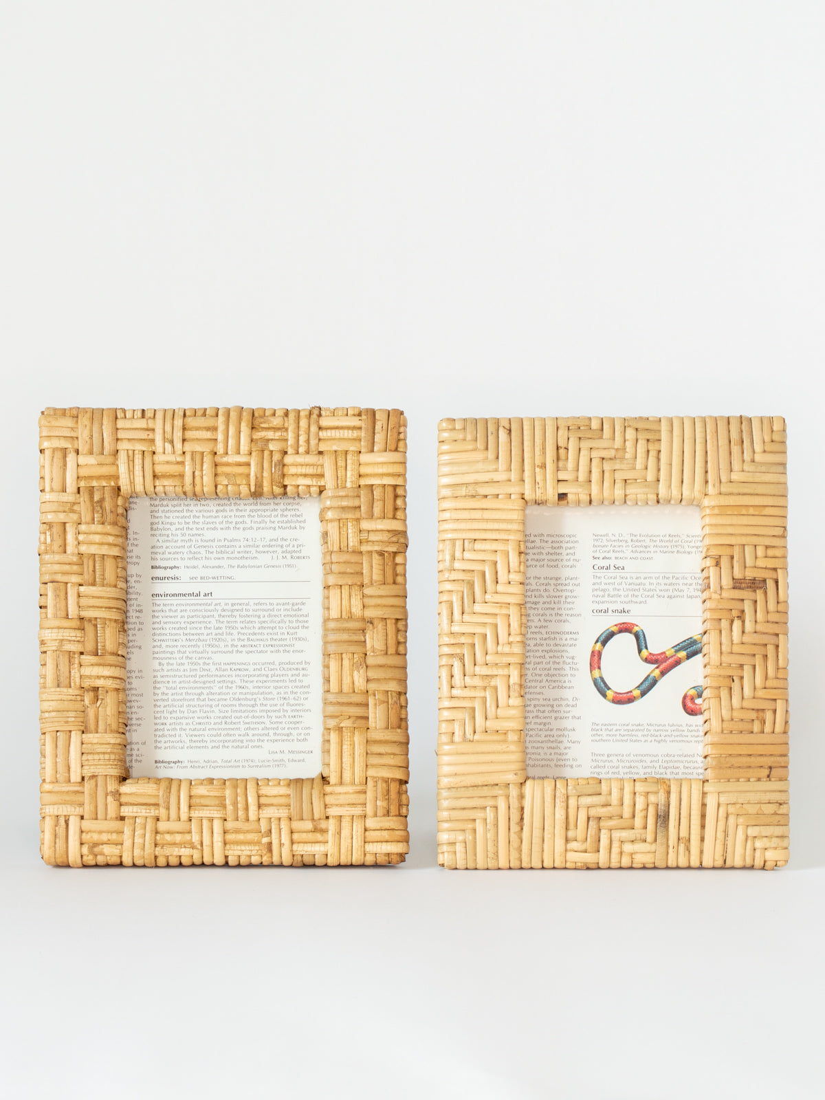 Small Rattan Woven Frame